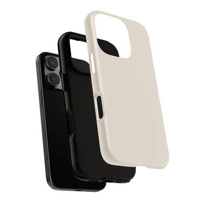 Latte Cream Tough Cell Phone Case Matte or Glossy Protective Case iPhone Samsung