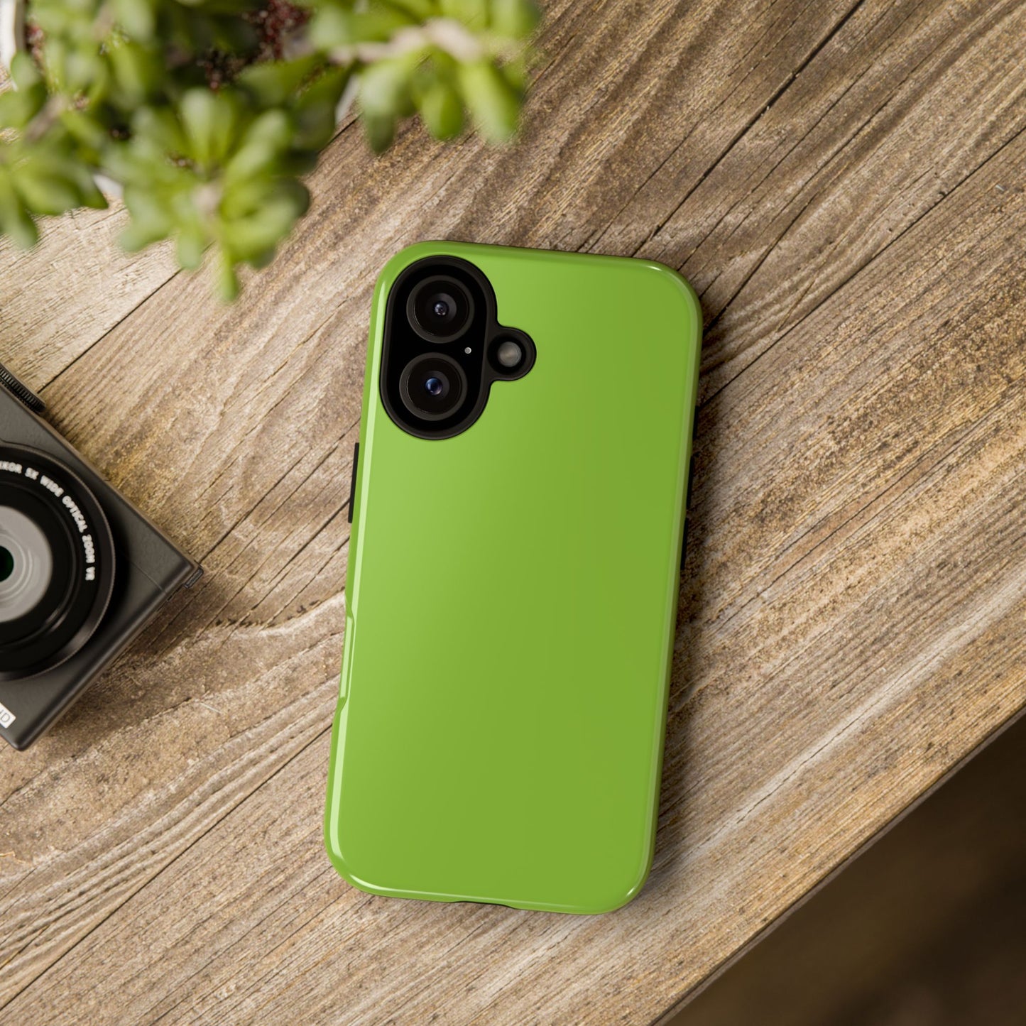 Muted Lime Tough Cell Phone Case Matte or Glossy Protective Case iPhone Samsung
