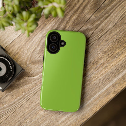 Muted Lime Tough Cell Phone Case Matte or Glossy Protective Case iPhone Samsung