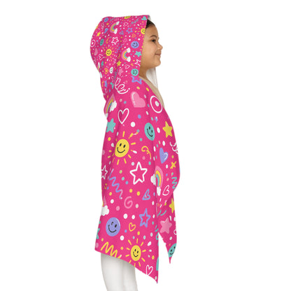 Pink Pop Baby/Kid Hooded Towel Pink Bath Towel