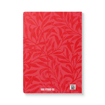 First Love Leaves A5 Lined Journal Minimal Botanical Notebook | Coordinated Collection
