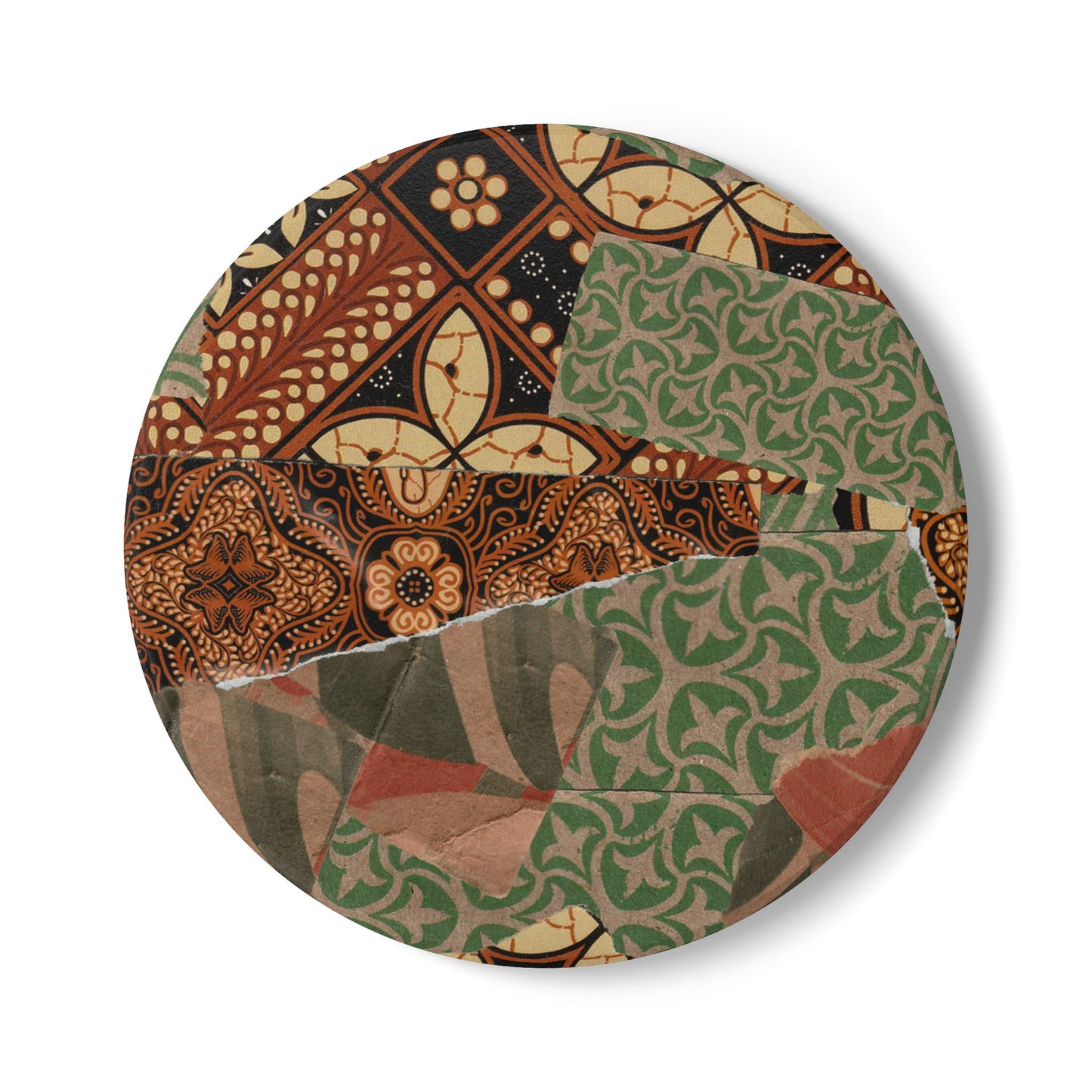 Mosaic Ceramic Coaster Artisan Drink Coaster