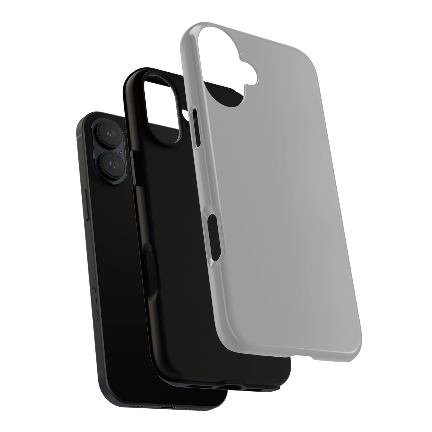 Grayscale Tough Cell Phone Case Matte or Glossy Protective Case iPhone Samsung