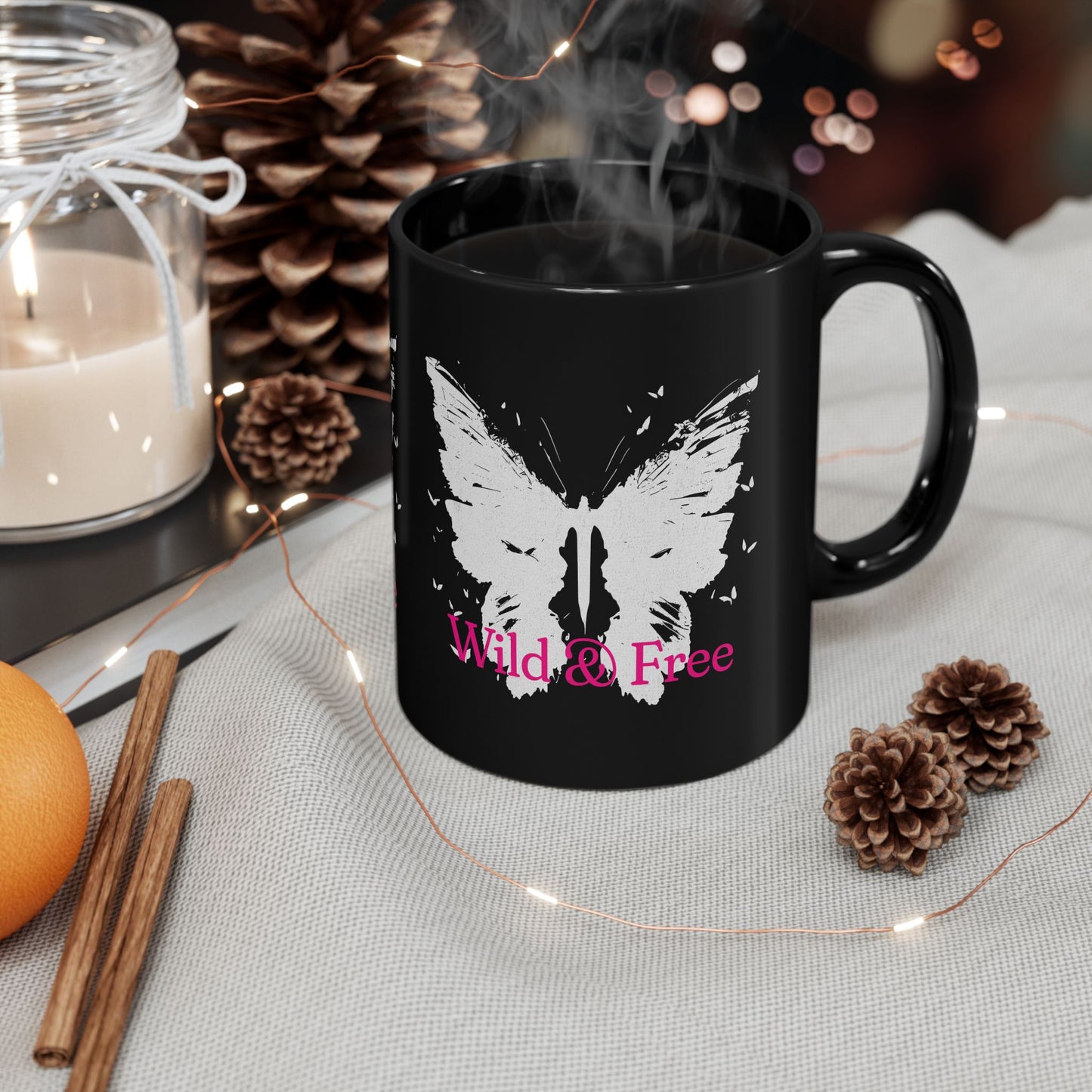 Wild & Free Butterfly Mug