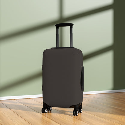 Muted Charcoal Luggage Cover Travel Suitcase Cover Protective Stretch Cover