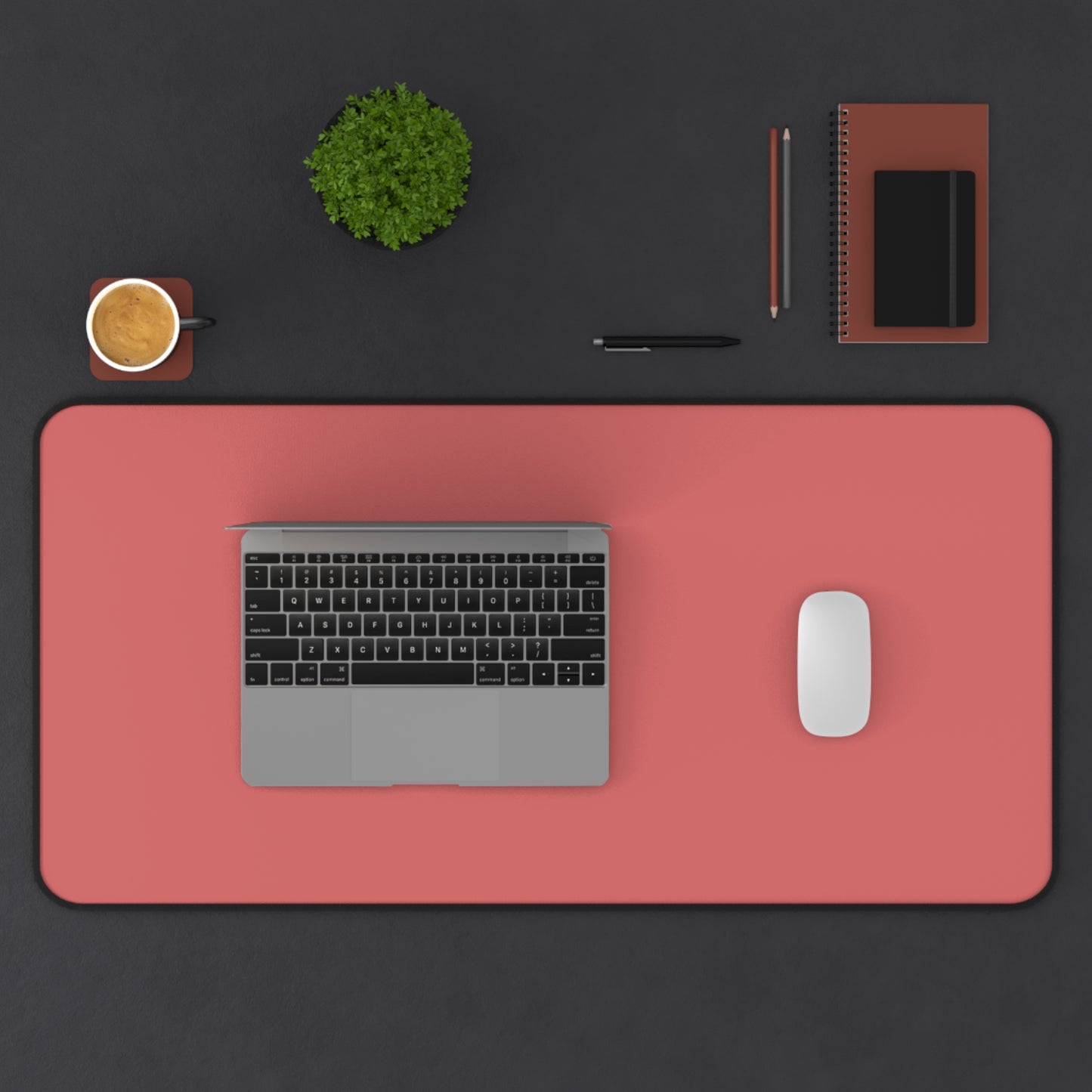 Red Autumns Desk Mat Color Coordinated Collection (12x18, 12x22, 16x32)