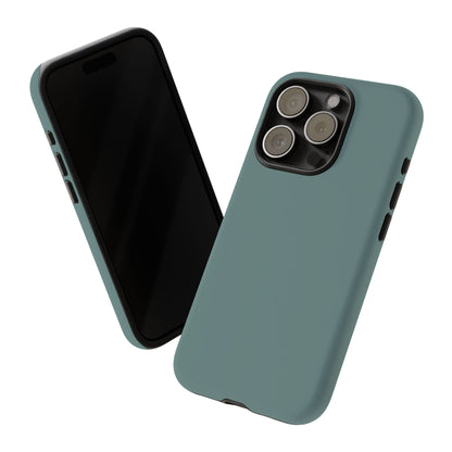 Dusty Blue Tough Cell Phone Case, Matte or Glossy Iphone and Samsung
