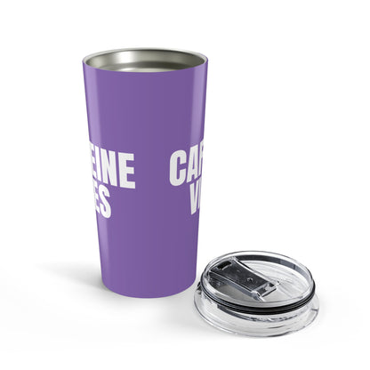 Purple Caffeine Vibes 20oz Stainless Steel Tumbler | Color Coordinated Collection