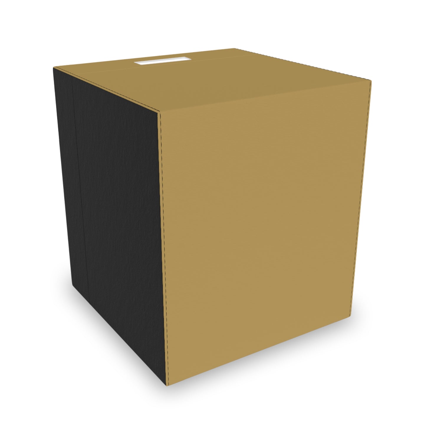 Muted Gold Felt Storage Box Foldable Organizer Bin Home Storage Basket