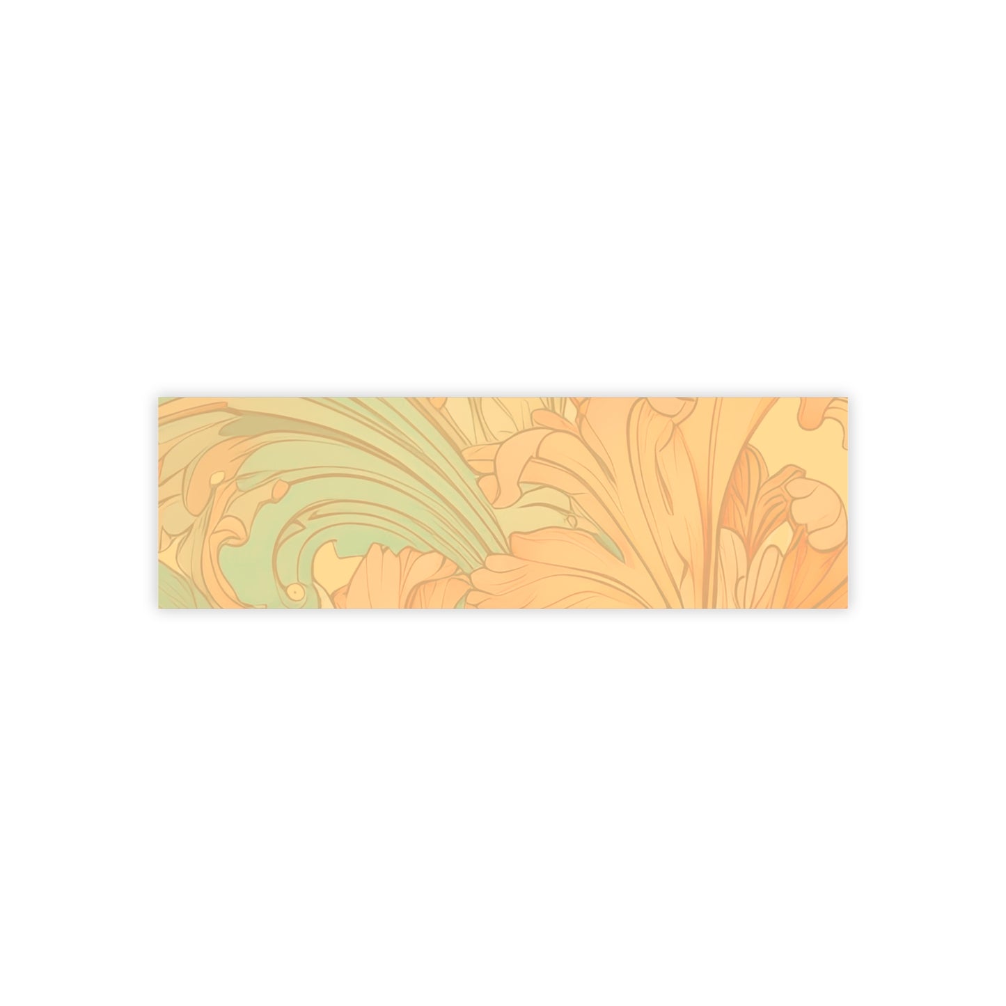 Coral Flourish Sticky Notes Floral Post It Notes (7 Sizes)