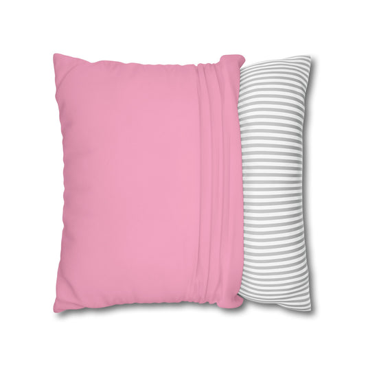 Light Pink Canvas Pillow Cover 20x20