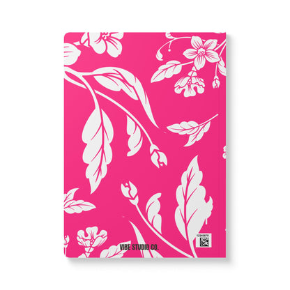 Pink Floral A5 Lined Journal Coordinated Collection