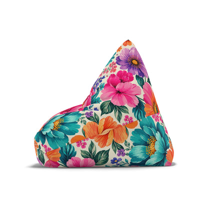 Dreamy Floral Bean Bag Chair Cover Floral Lounge Chair