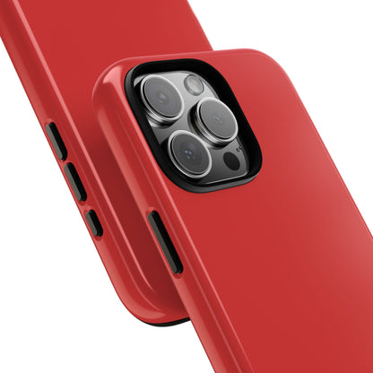 True Red Tough Cell Phone Case Matte or Glossy Protective Case iPhone Samsung