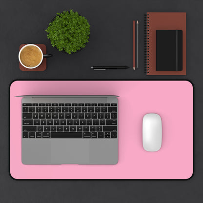 Light Pink Desk Mat Color Coordinated Collection (12x18, 12x22, 16x32)