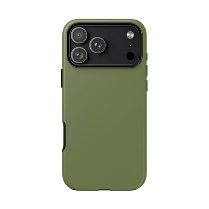 Olive Tough Cell Phone Case Matte or Glossy Protective Case iPhone Samsung