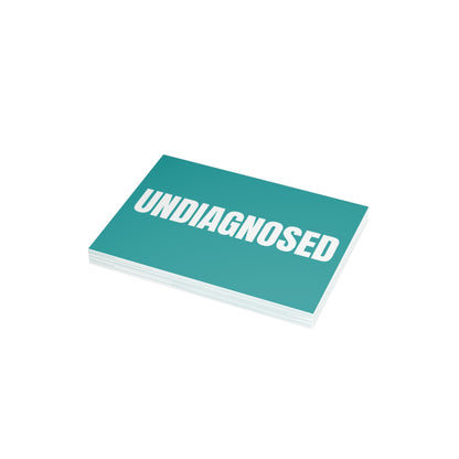 Deep Aqua Postcard Set Pack of 10, 30 or 50 w/ Envelopes | Coordinated Collection