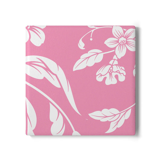 Light Pink Floral Ceramic Coaster Coordinated Collection