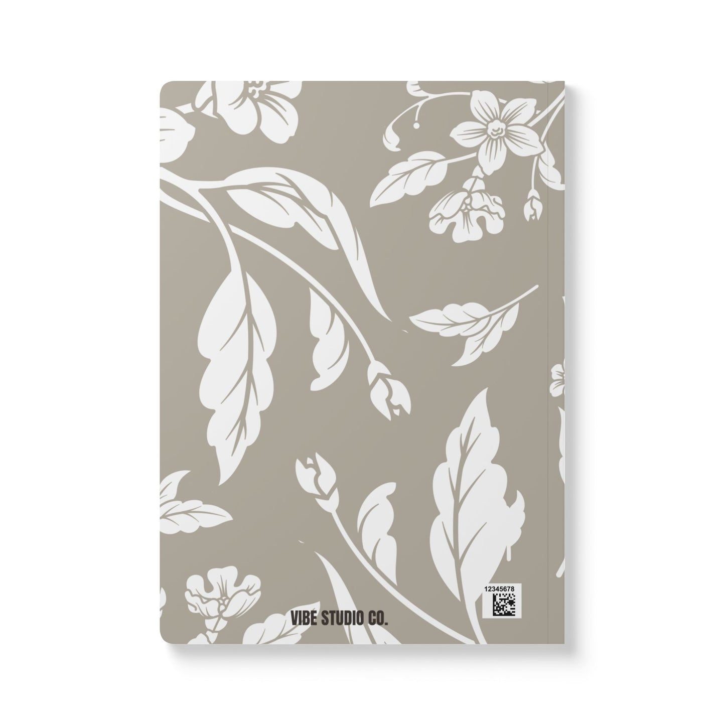 Warm Stone Floral A5 Lined Journal Coordinated Collection