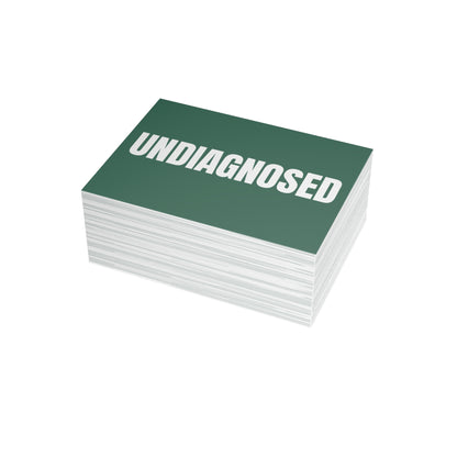 Leaf Green Postcard Set Pack of 10, 30 or 50 w/ Envelopes | Coordinated Collection