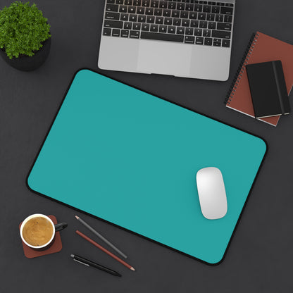 Deep Aqua Desk Mat Color Coordinated Collection (12x18, 12x22, 16x32)