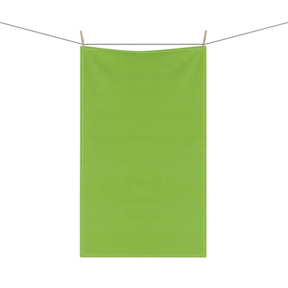 Muted Lime Cotton Twill Tea Towel 18 x 30
