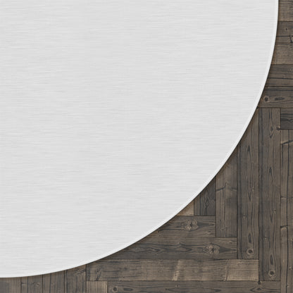 White Round Rug 60 Inch Floor Rug Minimal Home Decor Living Room Rug