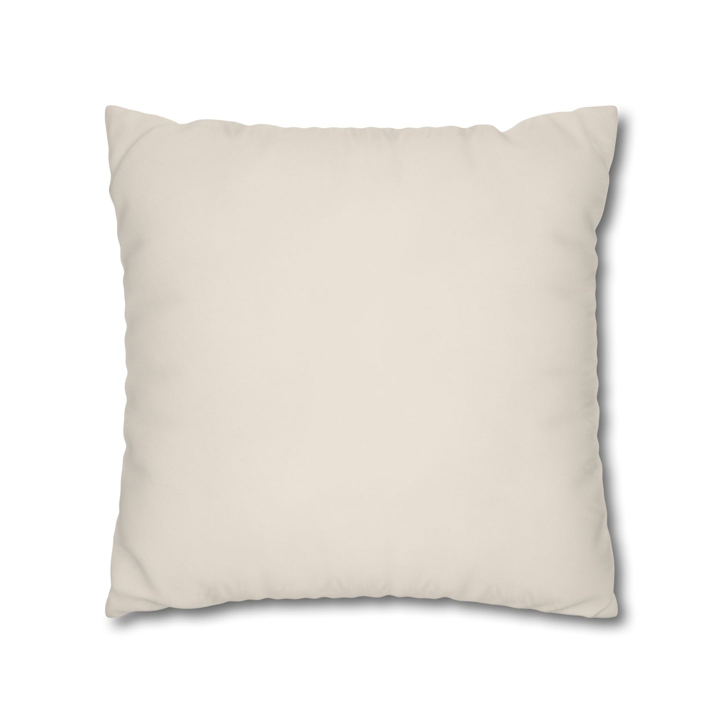 Latte Cream Canvas Pillow Cover 20x20