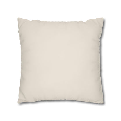 Latte Cream Canvas Pillow Cover 20x20