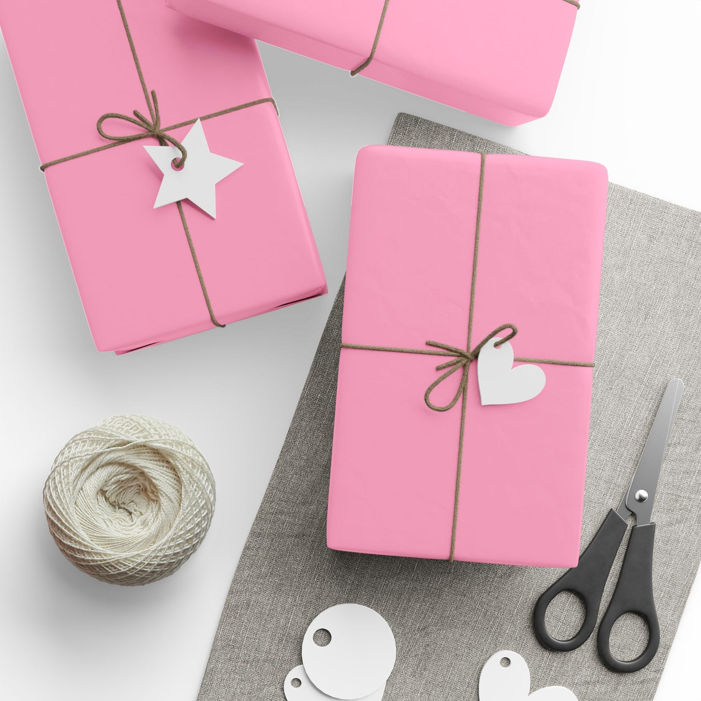 Light Pink Wrapping Paper Matte or Glossy Gift Wrap 3 Sizes Fine Art Paper