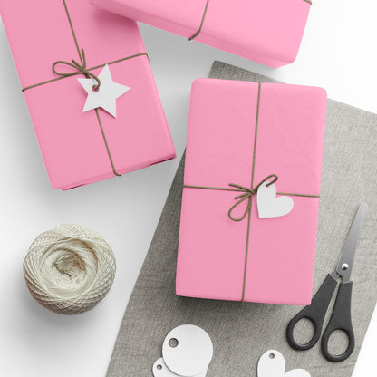 Light Pink Wrapping Paper Matte or Glossy Gift Wrap 3 Sizes Fine Art Paper