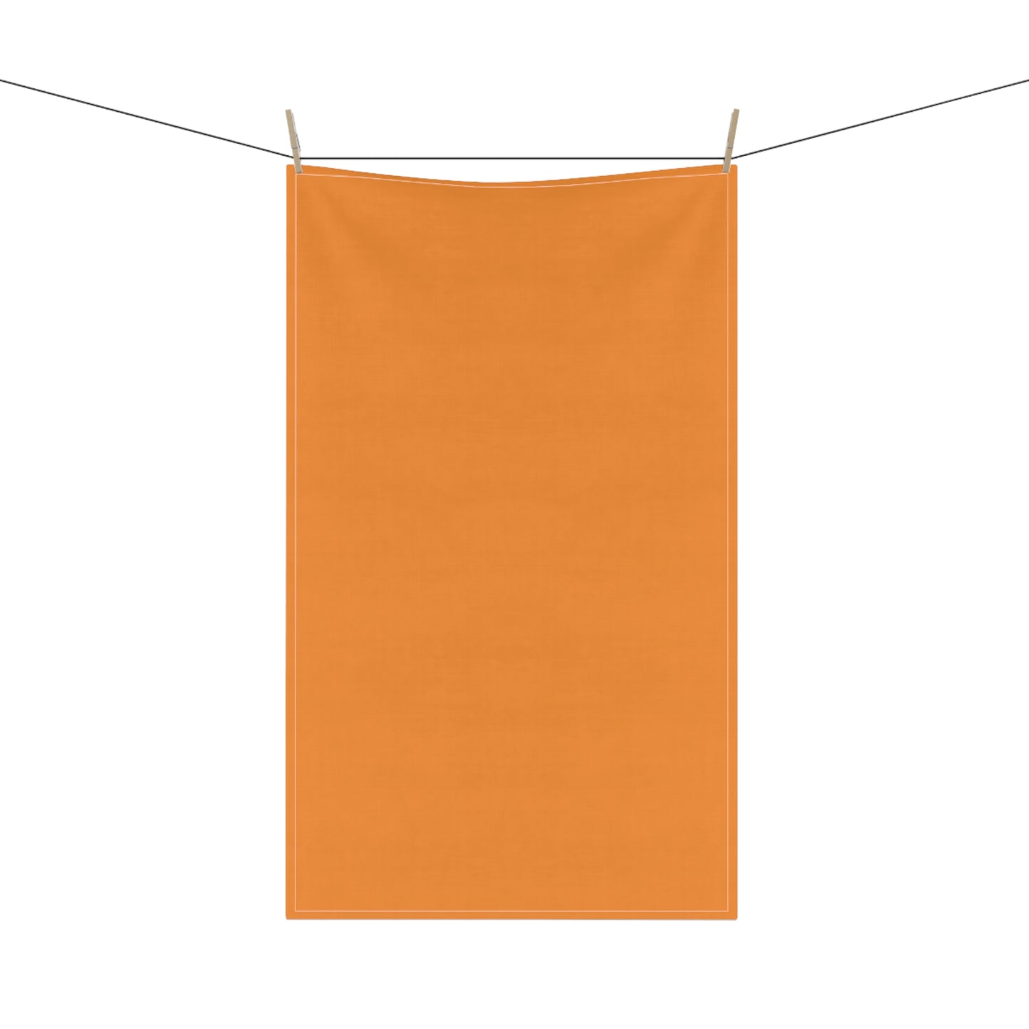 Tangerine Cotton Twill Tea Towel 18 x 30