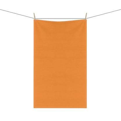 Tangerine Cotton Twill Tea Towel 18 x 30