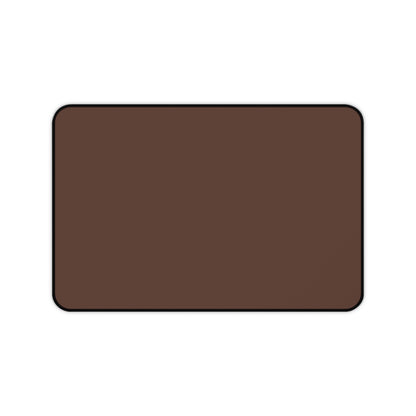 Chocolate Brown Desk Mat Color Coordinated Collection (12x18, 12x22, 16x32)