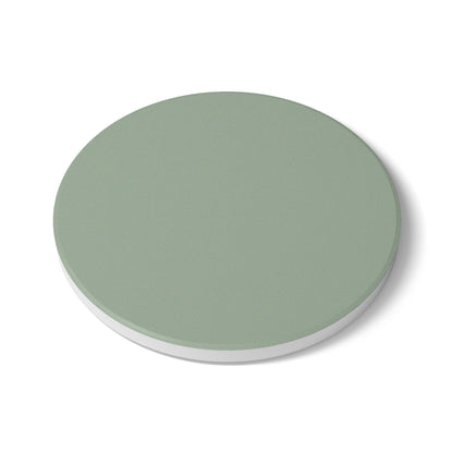 Sage Ceramic Coaster Round or Square | Coordinated Collection