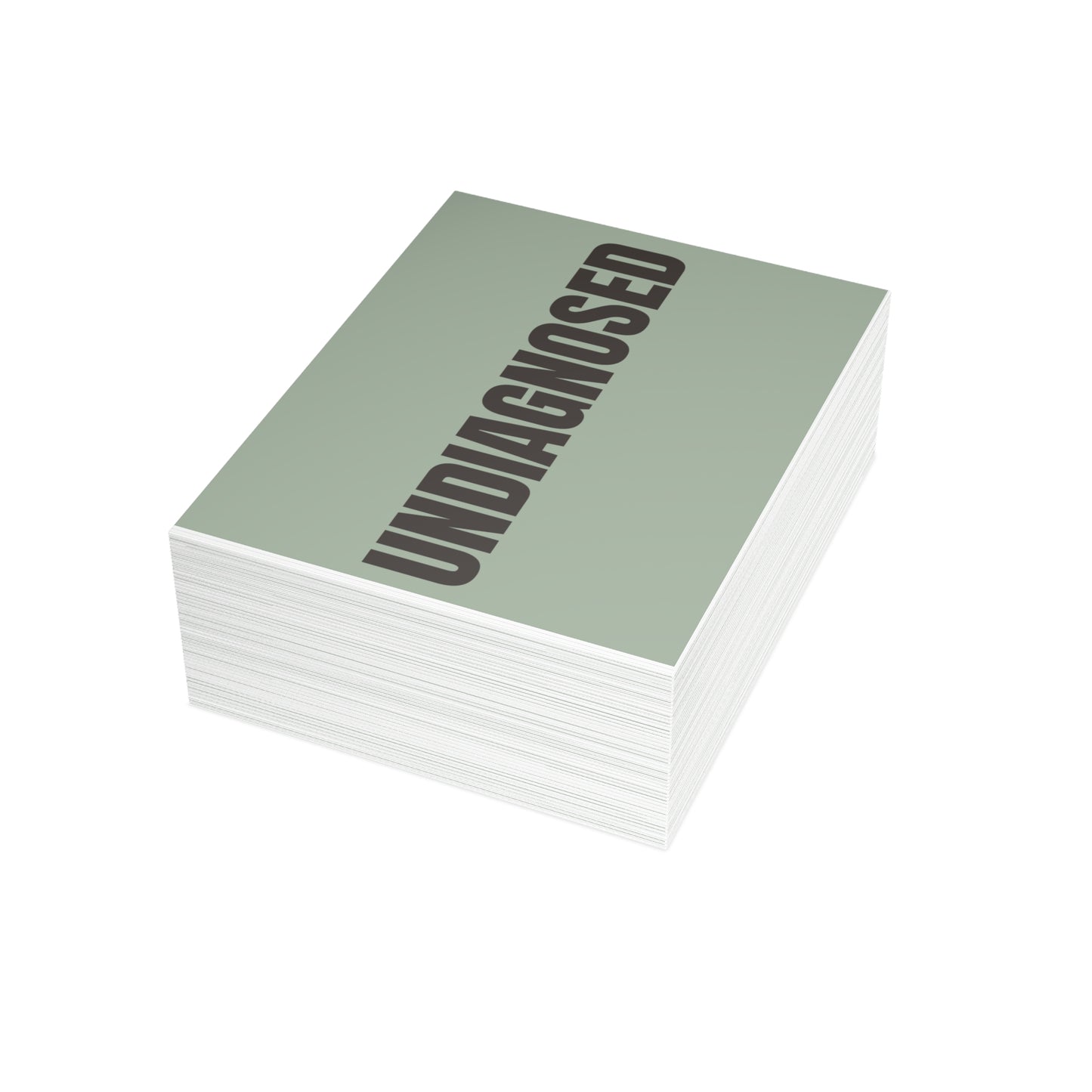 Sage Postcard Set Pack of 10, 30 or 50 w/ Envelopes | Coordinated Collection