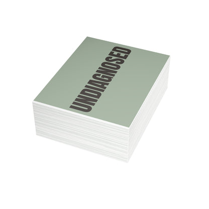 Sage Postcard Set Pack of 10, 30 or 50 w/ Envelopes | Coordinated Collection