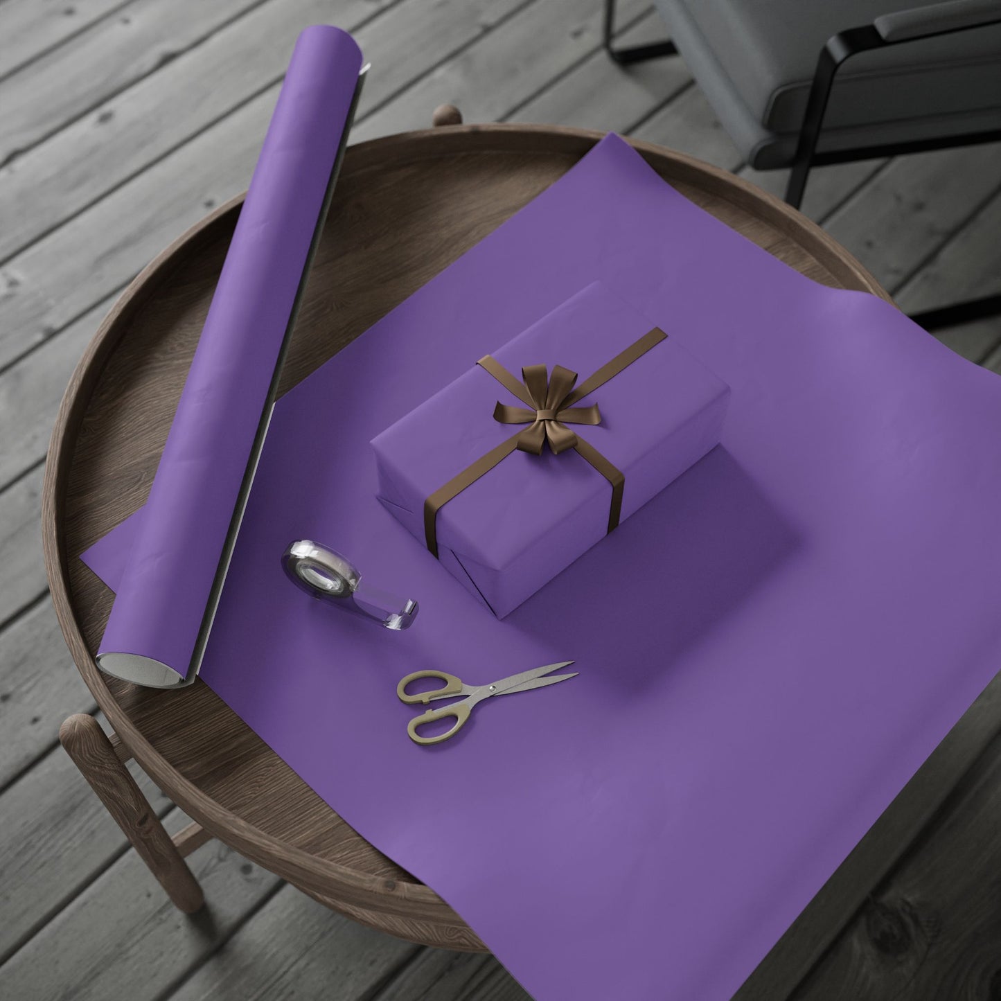 Purple Wrapping Paper Matte or Glossy Gift Wrap 3 Sizes Fine Art Paper