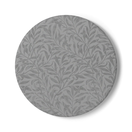 Grayscale Leaves Coaster Square or Round Color Coordinated Collection