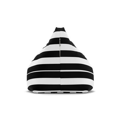 Pink Stripe Bean Bag Chair Cover Pink and White Striped Lounge Chair Cover