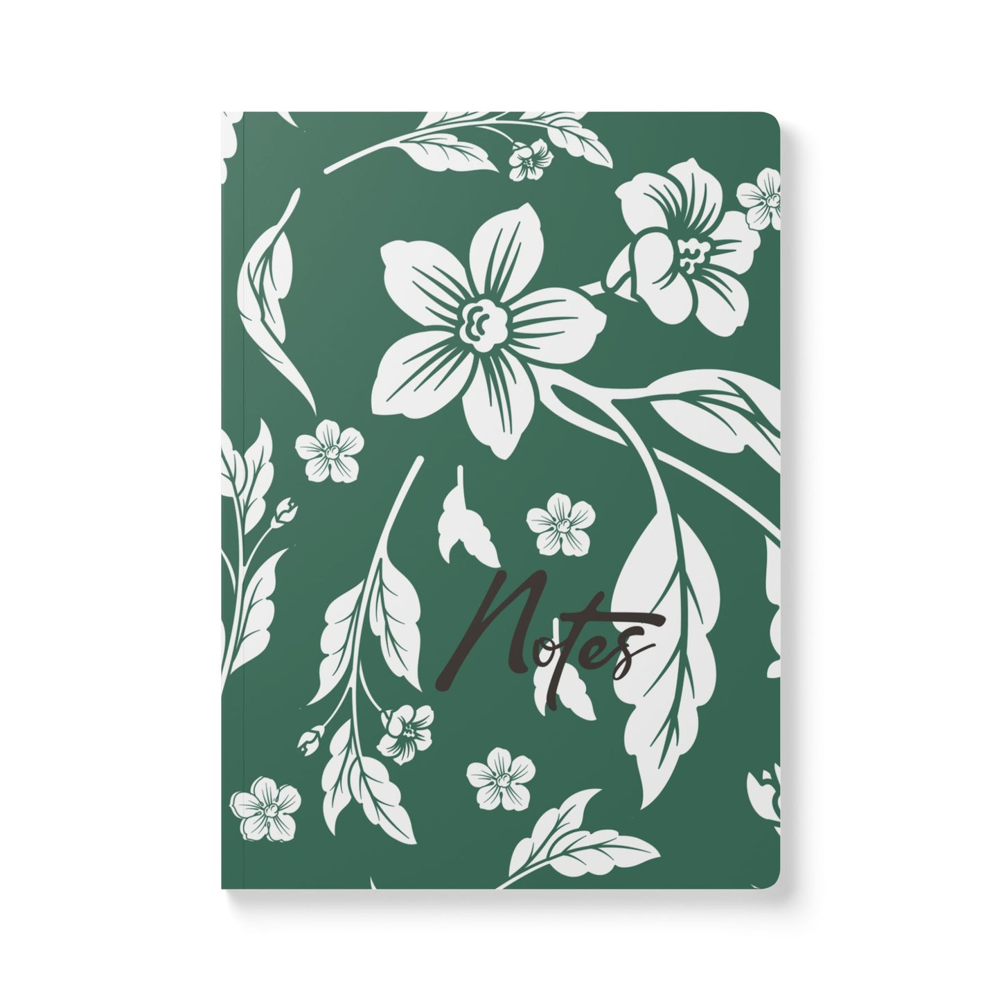 Leaf Green Floral A5 Lined Journal Coordinated Collection
