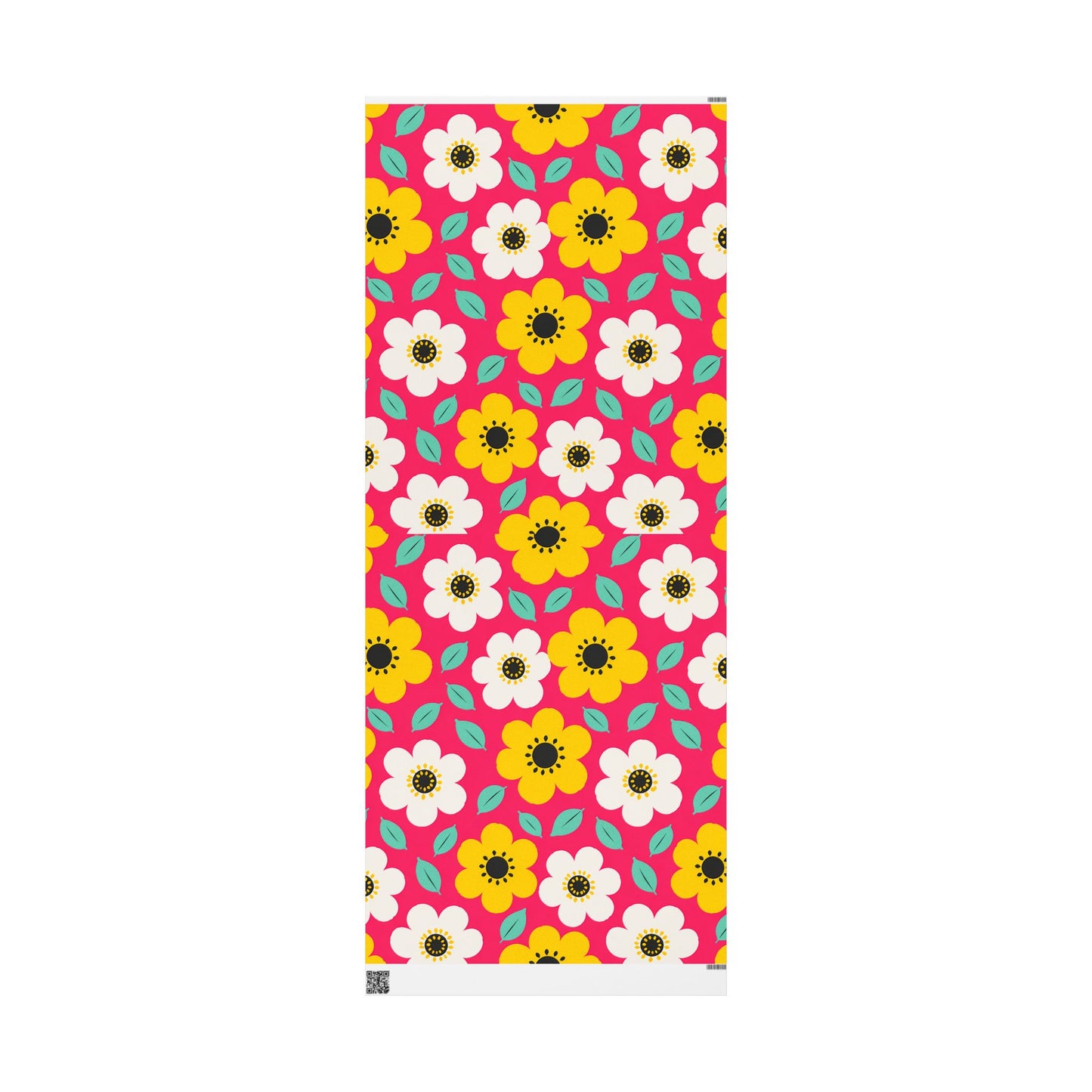 Happy Flower Wrapping Paper Retro Daisy Gift Wrap
