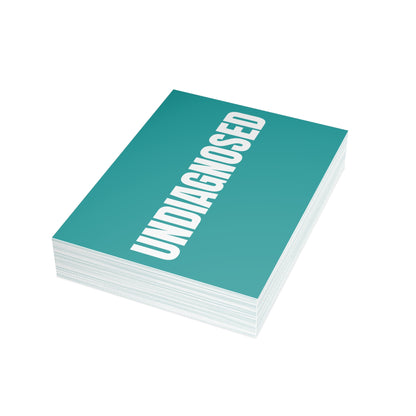 Deep Aqua Postcard Set Pack of 10, 30 or 50 w/ Envelopes | Coordinated Collection