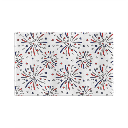 Fireworks Microfiber Tea Towel