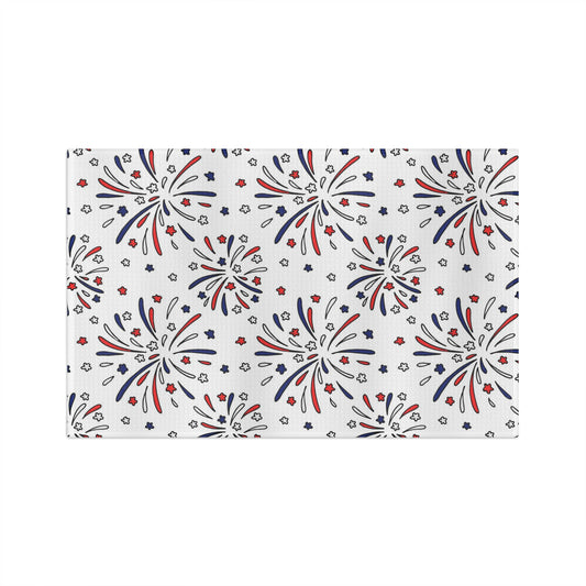 Fireworks Microfiber Tea Towel