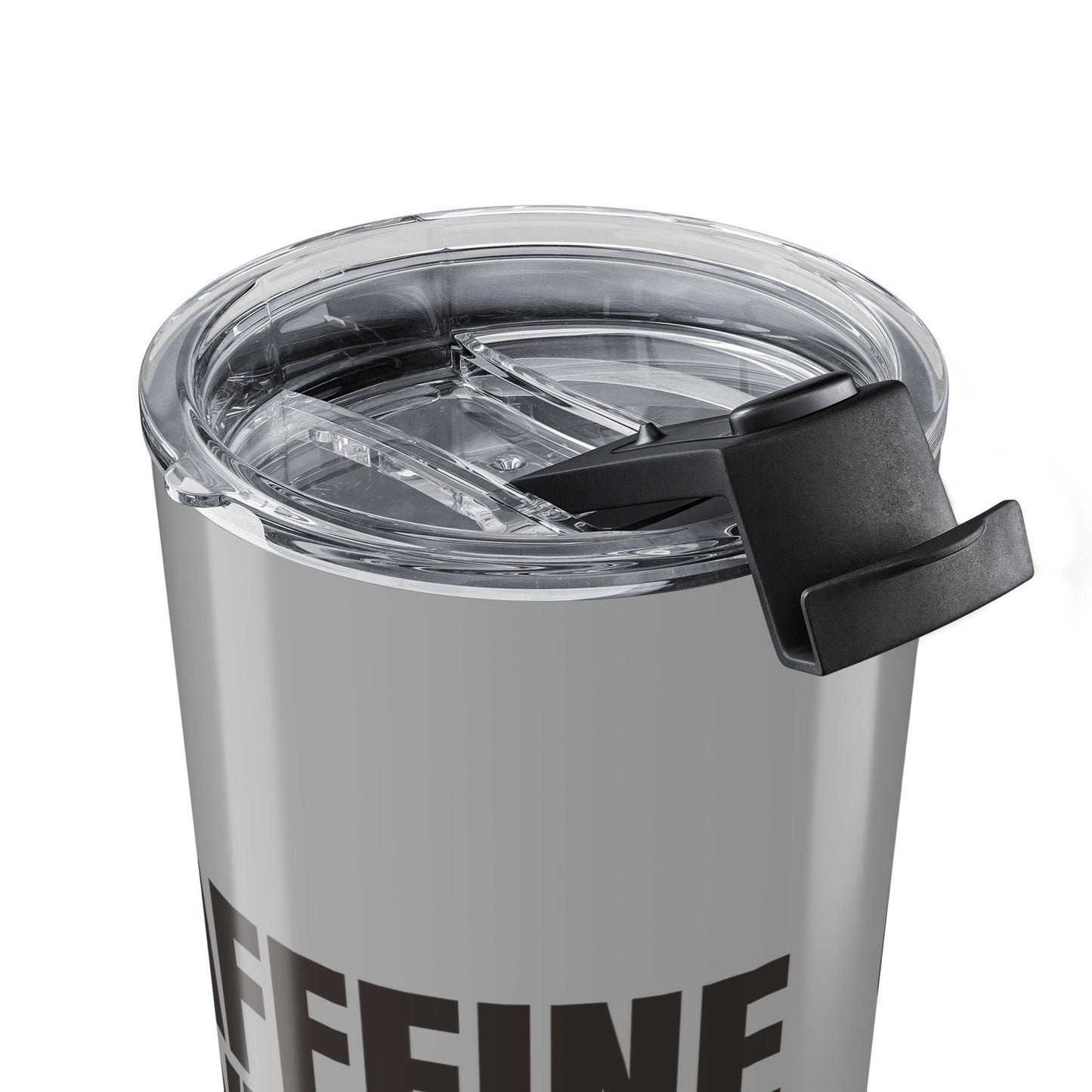 Grayscale Caffeine Vibes 20oz Stainless Steel Tumbler | Color Coordinated Collection