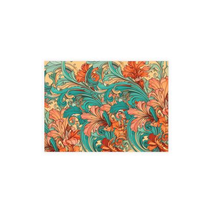 Coral Flourish Postcards Botanical Floral Postcard Set