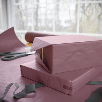Mauve Wrapping Paper Matte or Glossy Gift Wrap 3 Sizes Fine Art Paper