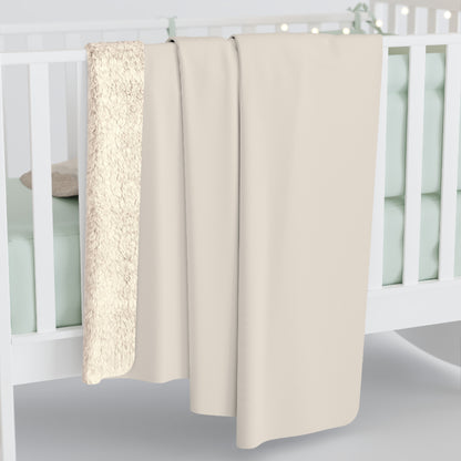 Latte Cream Fleece Blanket Cozy Plush Throw 3 Sizes Soft Warm Blanket