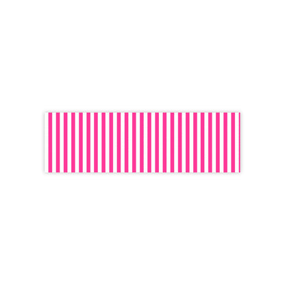 Pink Stripe Sticky Notes (7 Sizes)